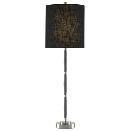 Currey Dashwood Nickel Table Lamp 6000-0627